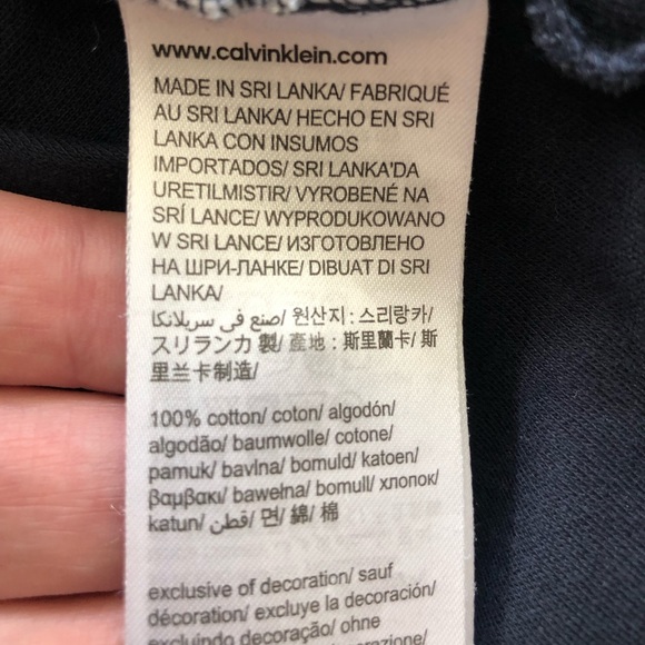 Calvin Klein Dark Navy Polo Size L - Picture 5 of 5